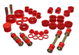 Dodge SRT-4 Bushing Kit - Front + Rear - Energy Suspension - Hyper-Flex - Red - `03-`05 Dodge SRT-4 Bushing Kit - Front + Rear - Energy Suspension - Hyper-Flex - Red - `03-`05